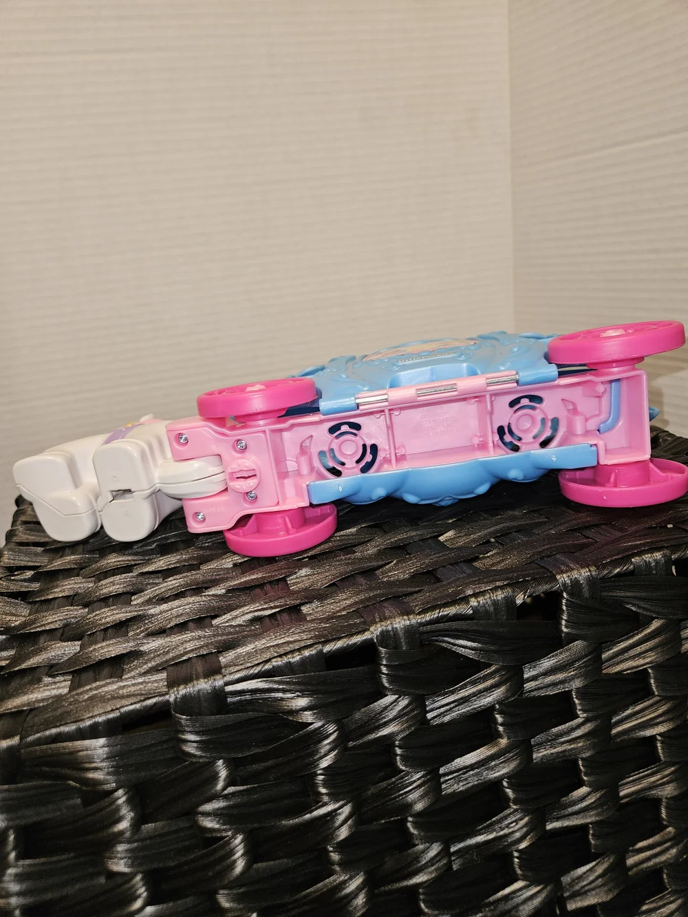 Fisher-Price Little People Blue and Pink Fairy Tale Carriage with White Horse